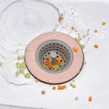 Silicon Sink Strainer Kitchen Drain Basin Basket Filter Stopper Sink Drainer Basin Water Rubber Sink Filter Cover Multicolor