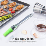 Silicone Flat Pastry Cooking Oil Brush For Grilling Tandoor And BBQ (2 PC)