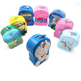 Cute Cartoon Character Metal Piggy Bank Coin Box Money Box For Kids With Lock