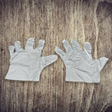 Large Size Plastic Transparent Disposable Clear Plastic Hand Gloves For Home ,Kitchen ,Hotels ,Hospitals ,Clinics ,Beauty Parlor ,Saloons (100 Pcs)