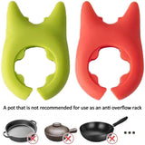 Plastic Pot Holder ,Anti-Slip Spatula Pot Spoon Holder 1 PC