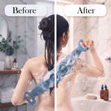 TP_Silicone Bath Scrubber Belt with Dual Handles for Men & Women | Soft Body & Back Cleaning Brush