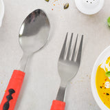 24 - PCS Set Of Classic Cutlery Set For Dining Table Stainless Steel  Set With Stand (1 Set)