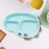 Baby Feeding Set for Kids and Toddlers, Children Dinnerware Set - Bamboo Fiber Feeding Set for Kids, Cartoon Design Plate, Cup, Spoon, Fork and Chopsticks, Tableware Cutlery for Kids Microwave &amp; Dishwasher Safe (7 Pcs Set)