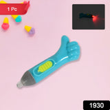 Thumb-Shaped LED Light Keychain | Lightning Toy & Keyring | Fun LED Flashlight Gadget
