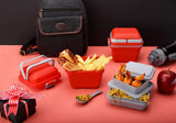 Airtight Lunch Box With Handle & Push Lock