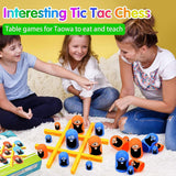 Tic-Tac-Toe Game, Gobble Game, Board Game Indoor, Family to Play and a Classic Home Decor Plastic Kids / Baby Board Game Three in a Row Children& Mind Challenging Strategy Game for Kids &amp; Adults (Multi Color -1 Set)