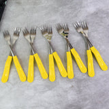 Supermom Premium Stainless Steel Big Fork (6 Pc  Set)