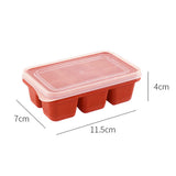 6 Cavity Silicone Ice Tray Used In All Kinds Of Places Like Household Kitchens For Making Ice From Water And Various Things And All.