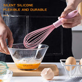 Manual Whisk Mixer Silicone Whisk Cream, Whisk Flour Mixer, Rotary Egg Mixer, Kitchen Baking Tool.