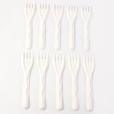 Compostable Bagasse Fork  10 Pcs Pack