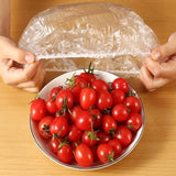 Fresh Keeping Bags, Food Covers, Disposable Elastic Food Storage Covers, Plastic Sealing Elastic Stretch Bowl Lids, Universal Kitchen Wrap Seal Caps (100 Pcs Set / Big)