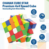 Small Puzzles Cubes 444 High Speed Sticker Less Magic Cube Game Kids And Professionals Magic Cube Puzzle Toy Pack Of 1 To 8+ Years