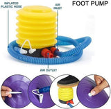 Portable Foot Air Pump with Hose, Plastic Labor-Saving Air Inflatable Pump for Sports, Mattress, Inflatable Boat, Exercise Ball, Balloon, Swimming Ring, Pool Toys