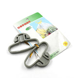 Portable Shopping Bag Handle Holder Household Plastic Bag Hook Kitchen Supplies Carrier Holds Plastic Reusable Grocery Bags Holder Portable Bag Carrier Multifunctional (2PC)