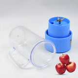 Portable Electric Juicer With Handle  Straw USB Rechargeable 6 Stainless Steel Blades (500 ML)