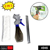 Plastic Easy Glass Cleaner 3 In 1 Spray Type Cleaning Brush Pack Of 1