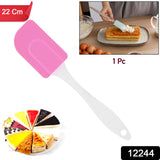 Silicone Spatula for Baking, 1 PC Rubber Spatula Pancake Spatula Heat Resistant Kitchen Utensils for Cooking Non-Sticky Big Baking Spatula Set Food Grade, BPA Free, Kitchen Utensil Cake Mixer (1 Pc / 22 Cm)