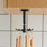 360 Rotatable  Hooks For Hanging (Pack Of 2 - Brown Box)