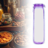 Food Storage Bag Bottles Shape Ziplock Bags Reusable For Snacks ,Nuts, Candy ,Biscuits Etc. (1 Pc  500 ML)
