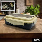 Lunch Box Flex Lock Plastic Liner Lunch Container Portable Tableware Set For Kid Adult Student Children Keep Food Warm
