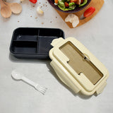 Lunch Box Flex Lock Plastic Liner Lunch Container Portable Tableware Set For Kid Adult Student Children Keep Food Warm