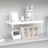 Plastic Bathroom Organizer Kitchen Utility Storage Rack Shelf Divider (1 PC)
