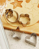 0813 Cookie Cutter Stainless Steel Cookie Cutter With Shape Heart Round Star And Flower (12 Pieces)